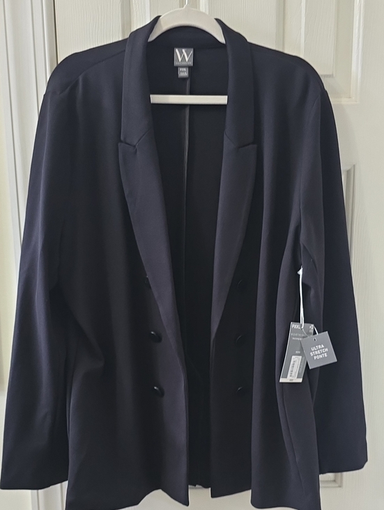 Worthington Jackets & Blazers - WORTHINGTON BRAND WOMEN'S PETITE PLUS BLACK OPEN BLAZER SIZE PXXL